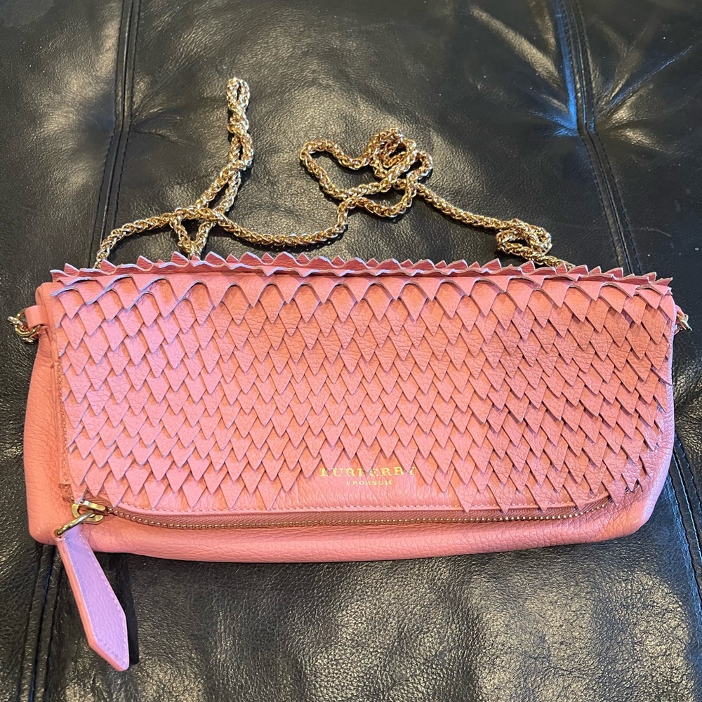 New condition Burberry prorsum fold over clutch